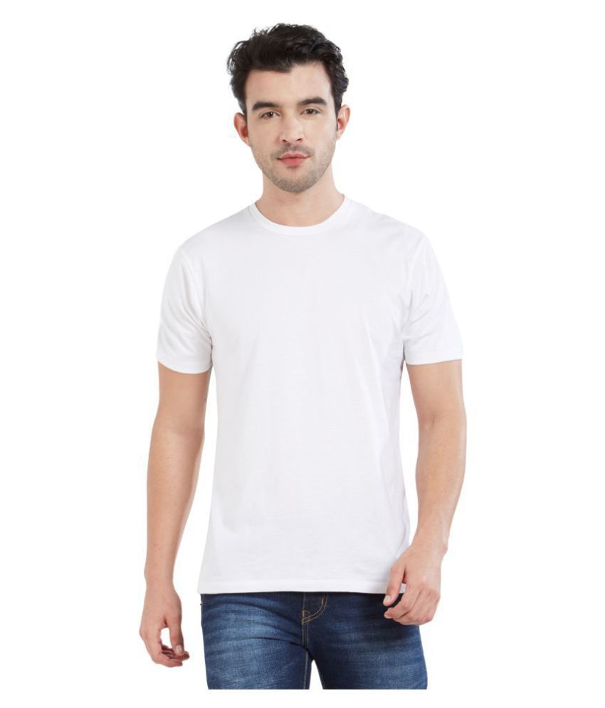     			XYXX White Half Sleeve T-Shirt Pack of 1