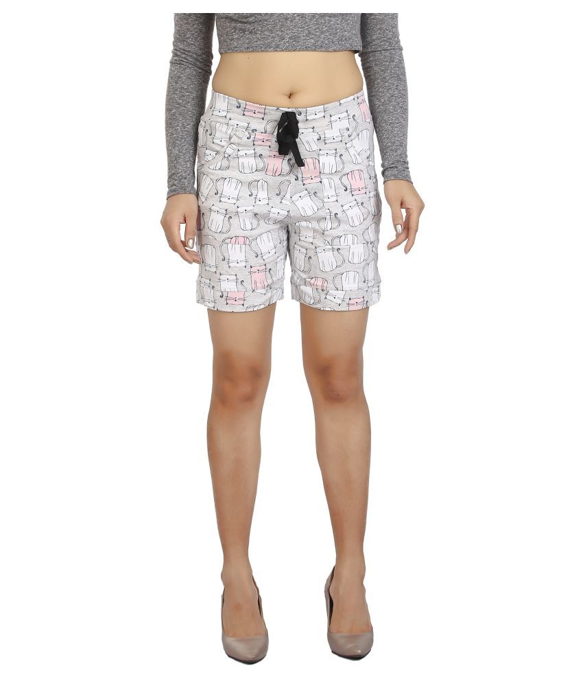     			FCK-3 Poly Cotton Hot Pants - Multi Color