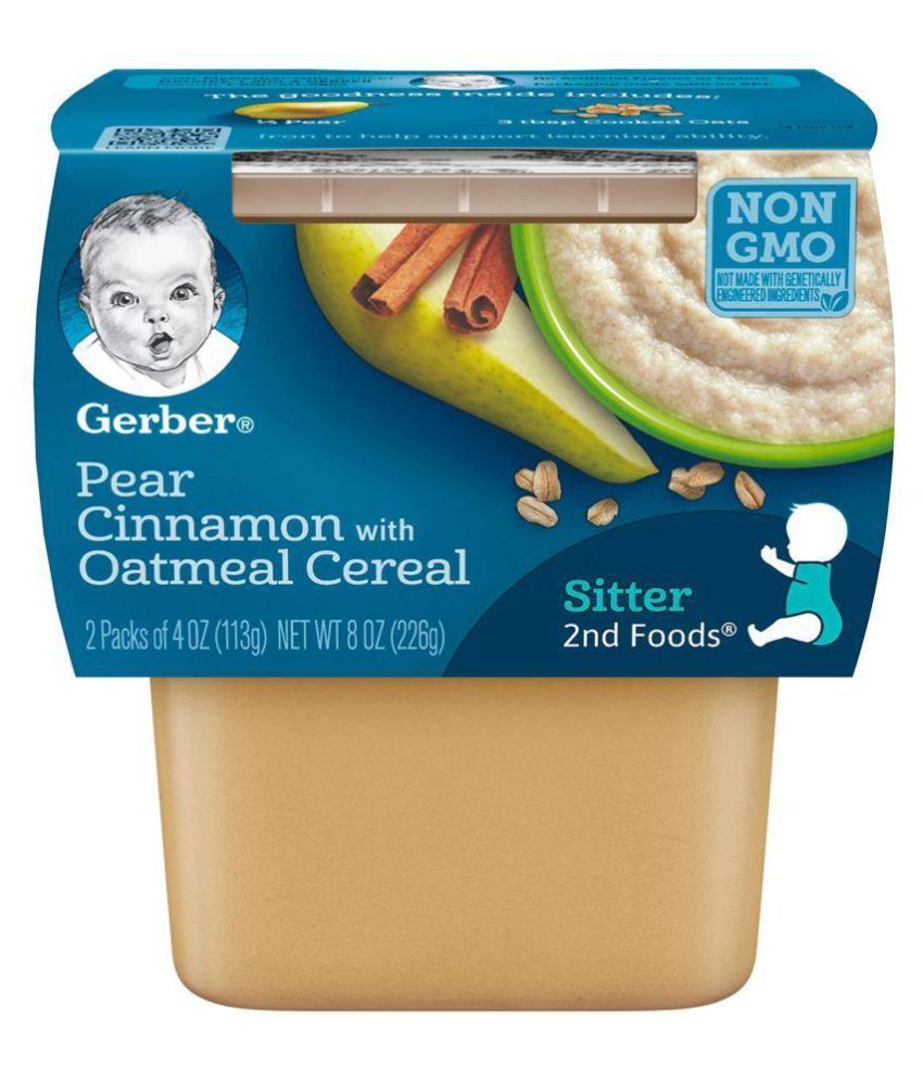 pear cinnamon oatmeal gerber