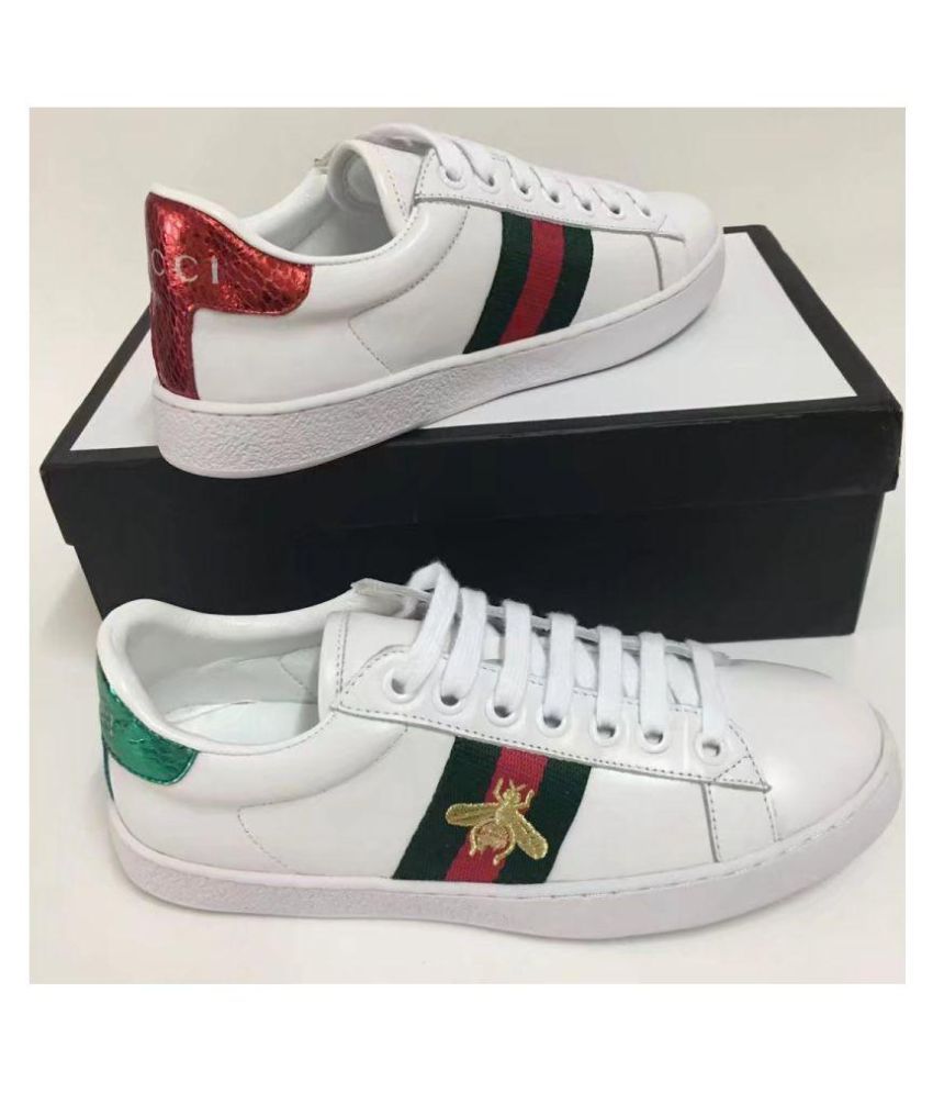 Gucci White Lifestyle Shoes Price in India Buy Gucci