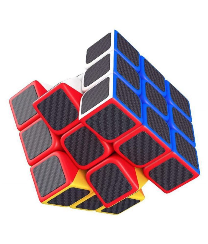 TamBoora High Speed Carbon Fiber Sticker 3x3 Colors Magic Rubik Cube ...