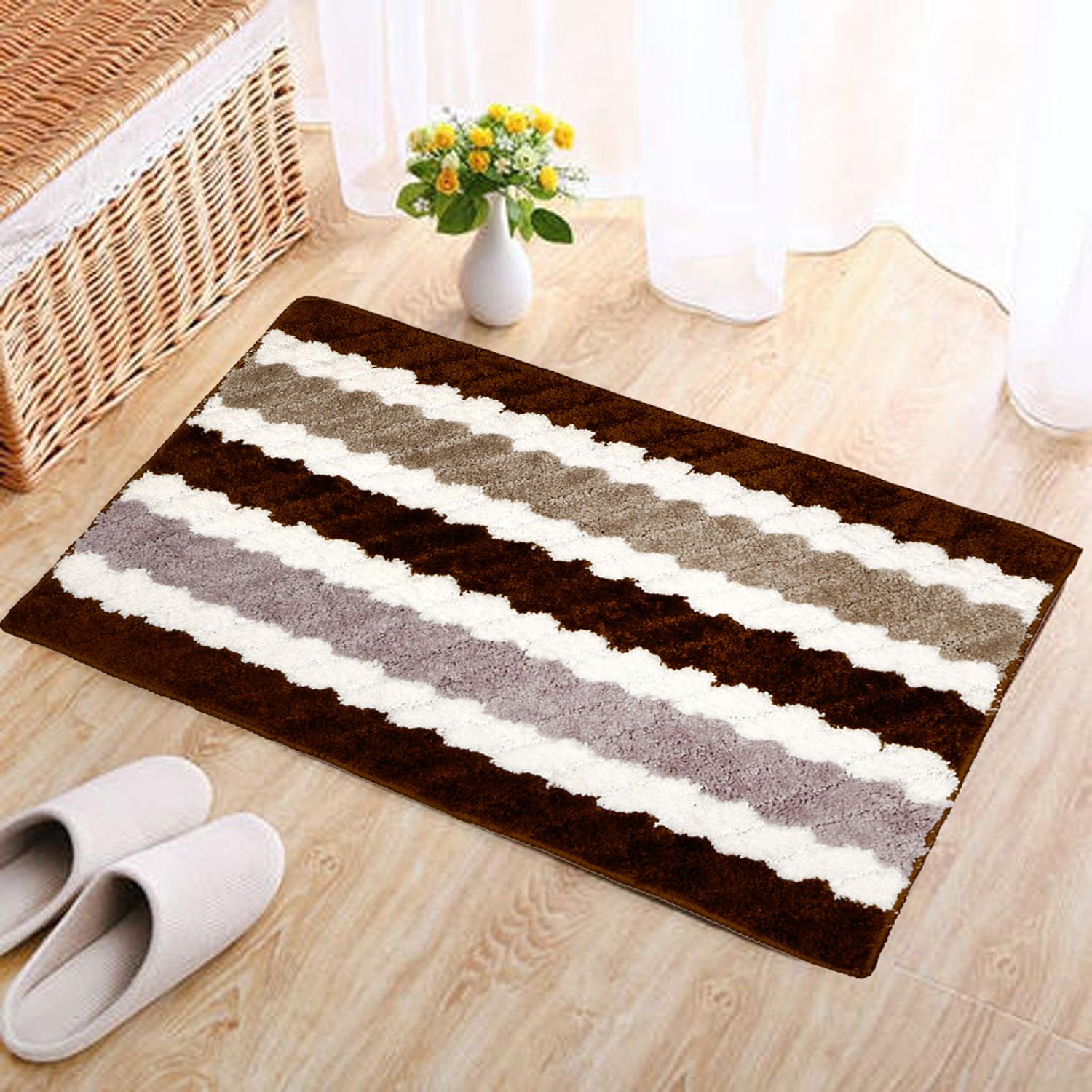     			E-Retailer Brown Single Regular Outdoor Mat