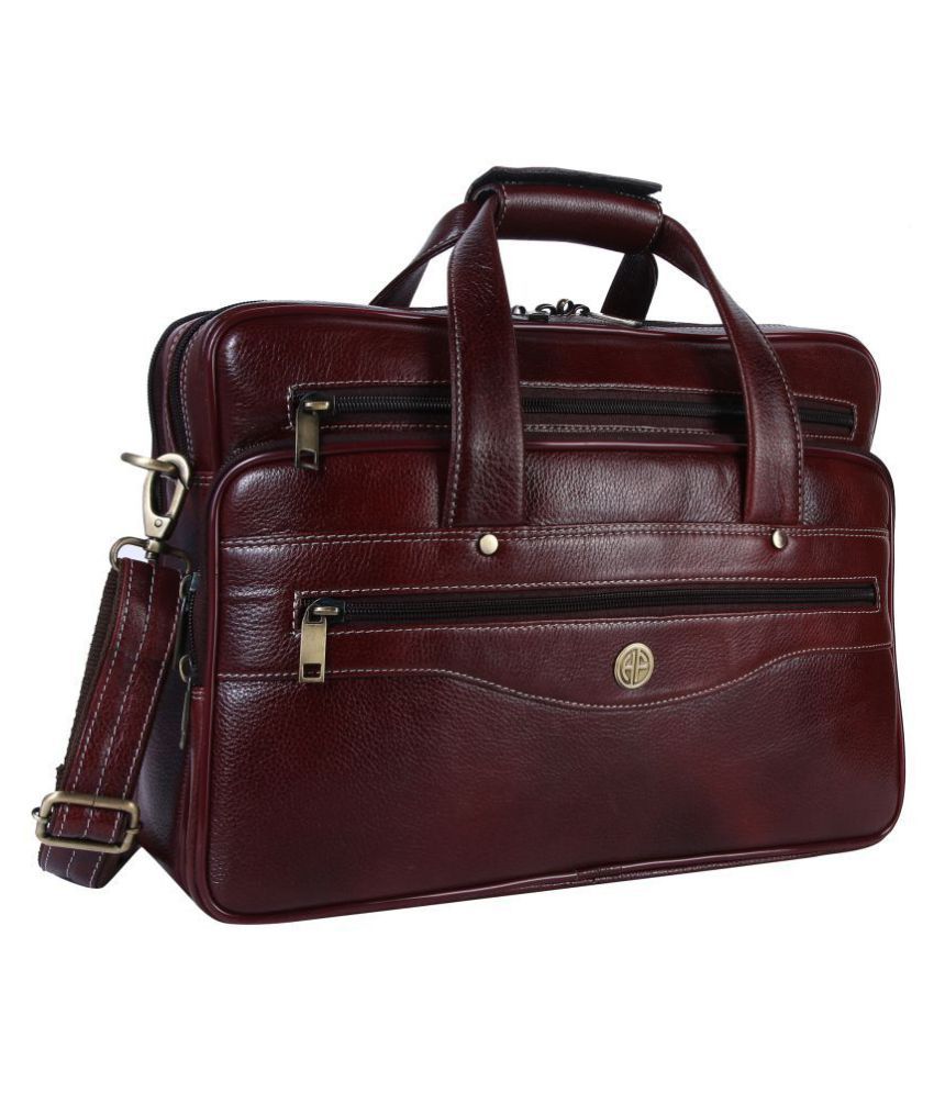 HAMMONDS FLYCATCHER LB175 Brown Leather Office Bag - Buy HAMMONDS ...