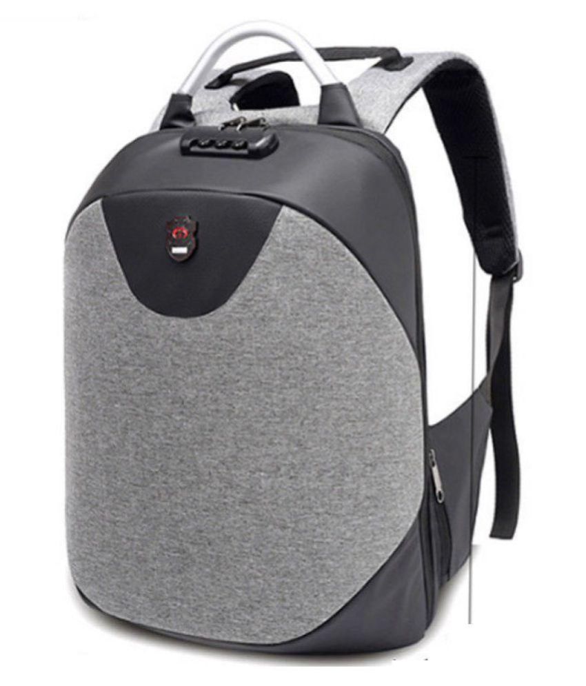 Maxxlite Anti Theft 15.6 Inch Laptop Bag with lock system Grey