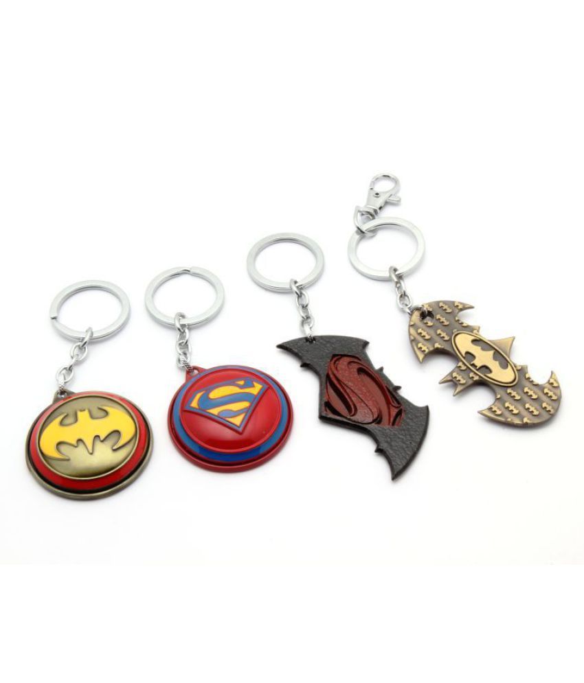 Marvel Avengers Infinity War Set Of 4pcs Superman Batman Metal Body Keychain Keyring Buy Online At Low Price In India Snapdeal