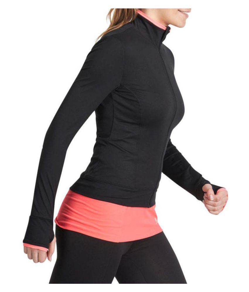 Buy Domyos Polyester Blend Black Jackets Online at Best Prices in India - Snapdeal