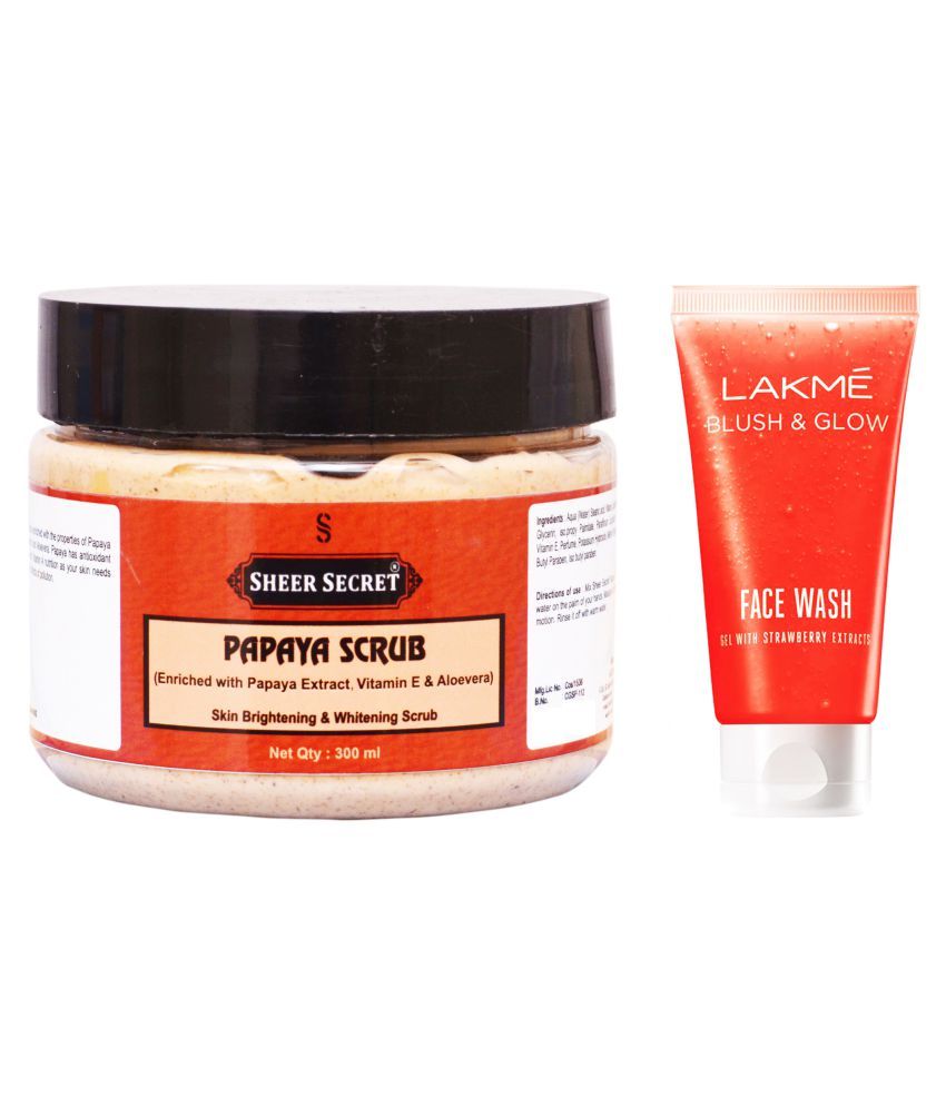 SHEER SECRET LAKME FACE WASH Facial Scrub 400 ml Buy SHEER SECRET