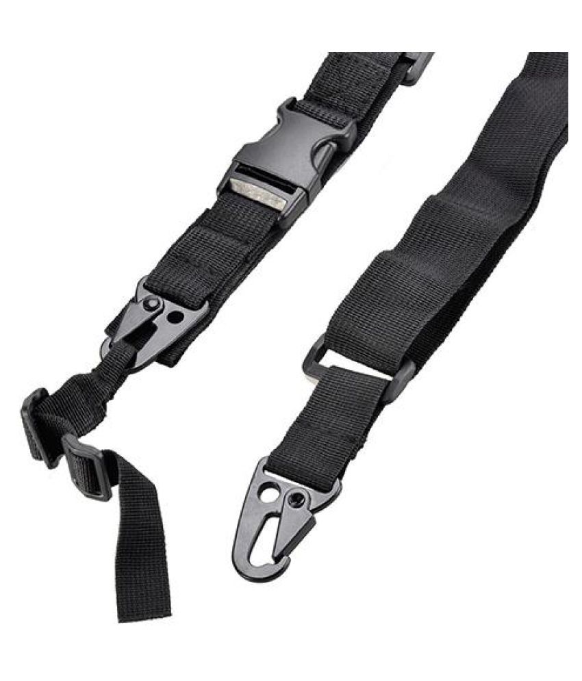 Tactical Nylon 3 Point Rifle Sling Alloy Clasp Hunting Adjustable Belt