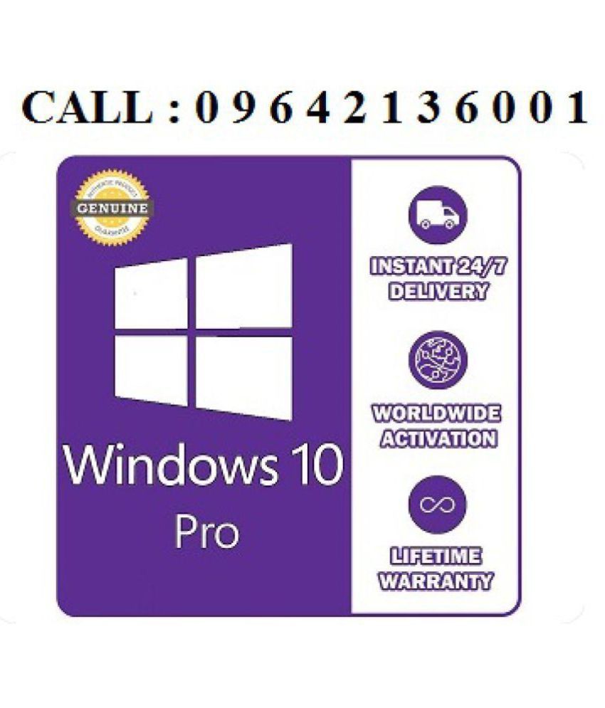 Microsoft Windows 10 Professional Instant License Product Key