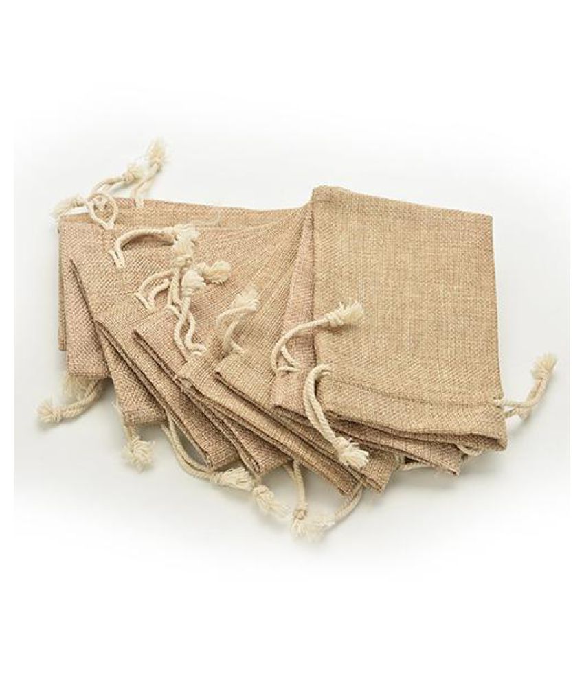 burlap small bolsas