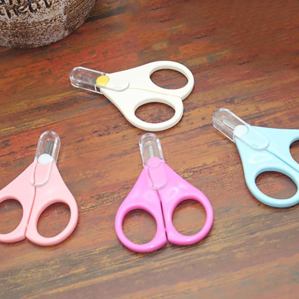 Newborn Infant Baby Care Safety Scissors Manicure Nail Clipping Cutter ...