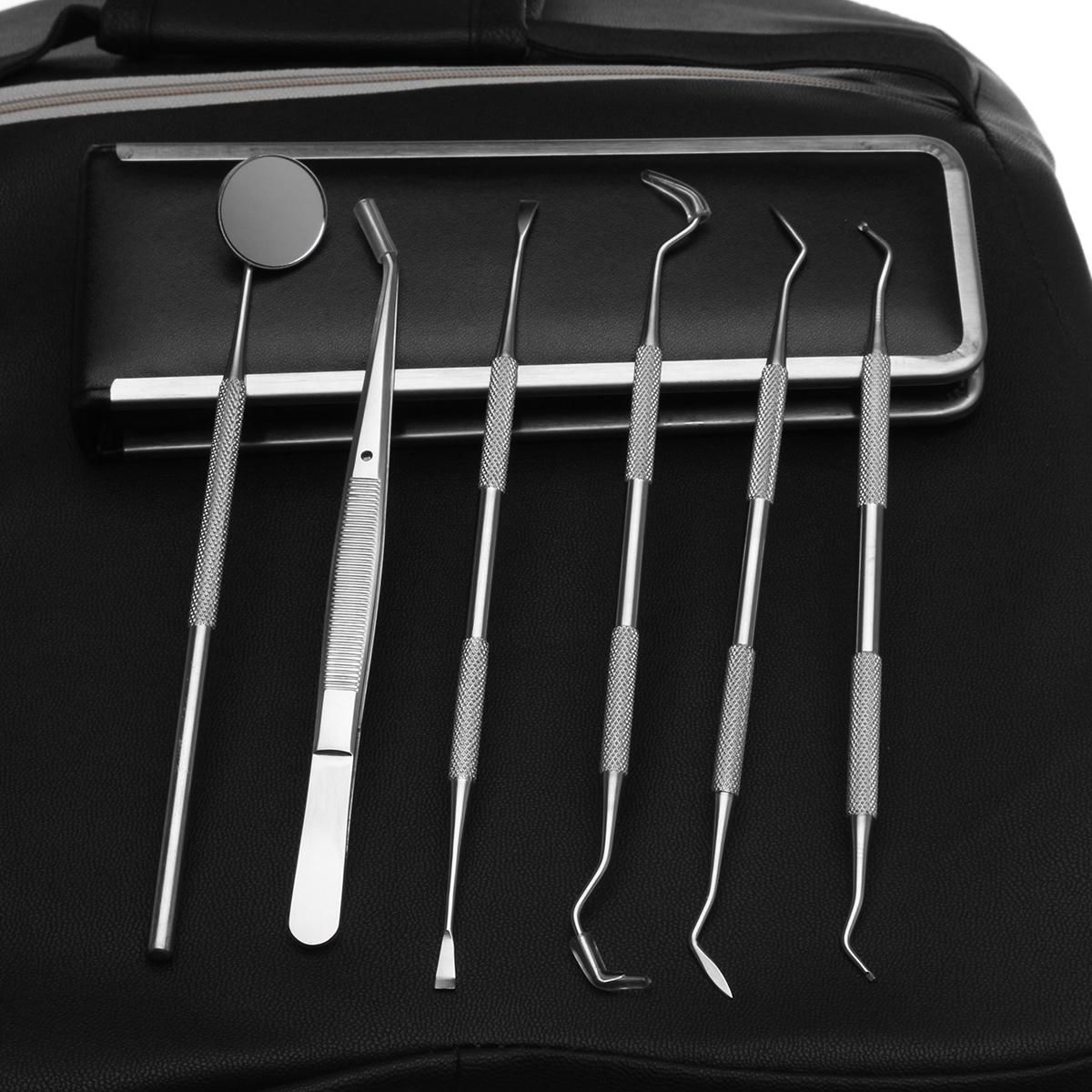 1 Set Stainless Steel Dentistry Tools Dental Probes Mirror Hook Pick