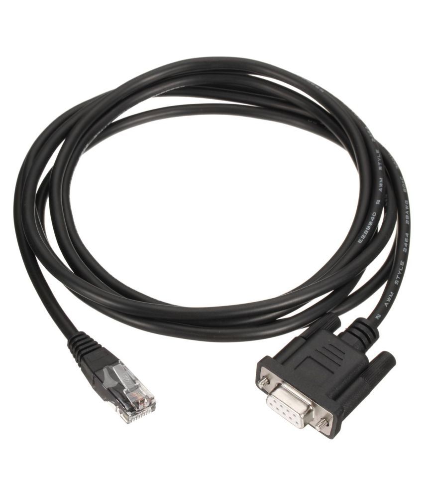 2.5M  Cable V6-CP PLC Adapter Seriell Port 9 Pin HMI V6CP RS232 RJ45 