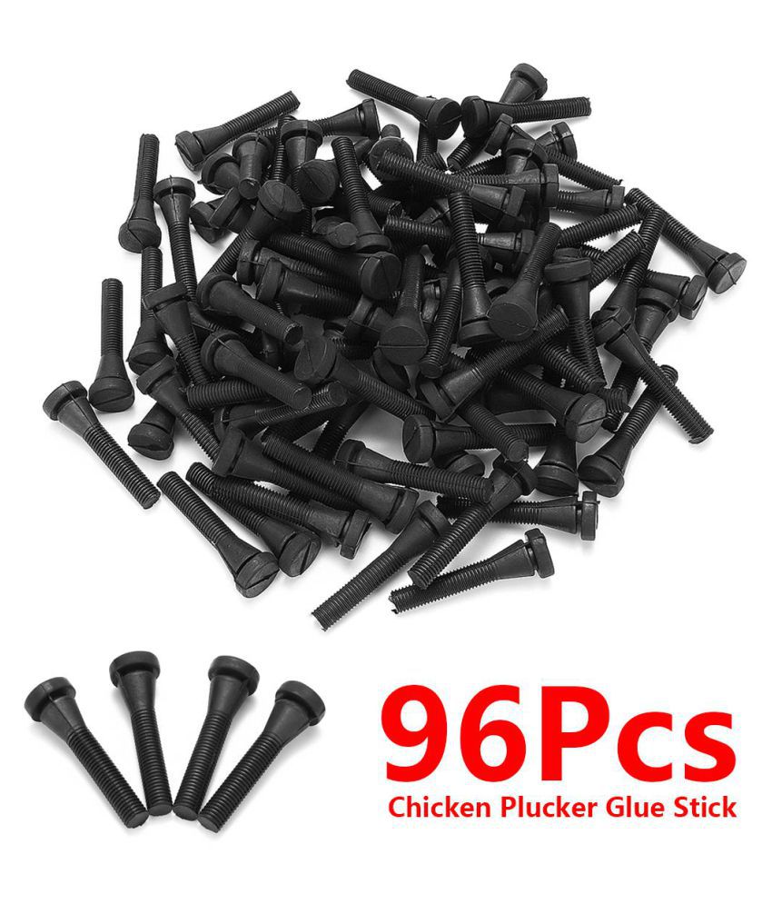 Feather Plucking Fingers High Wear Resistance Rubber Plucking Fingers With 96pcs