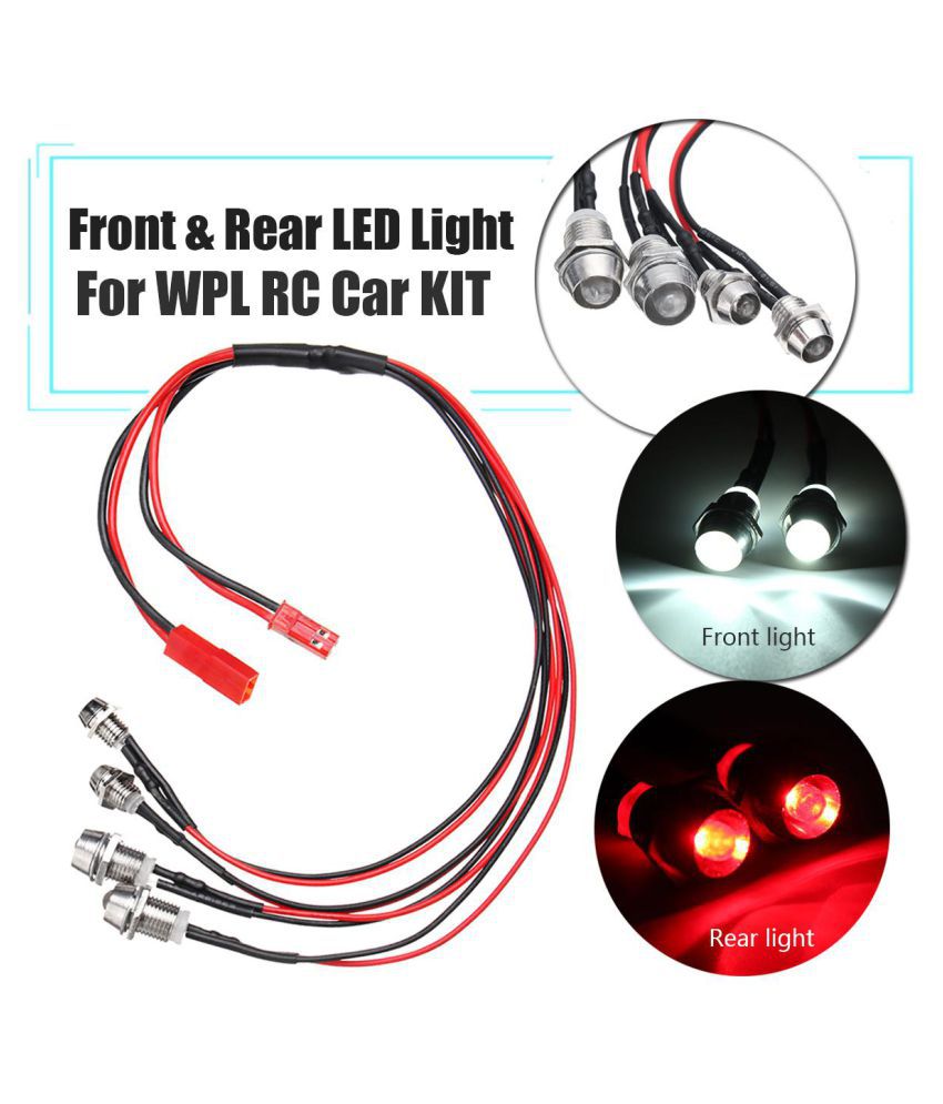 Rear Led Light Headlights For Wpl Rc Car