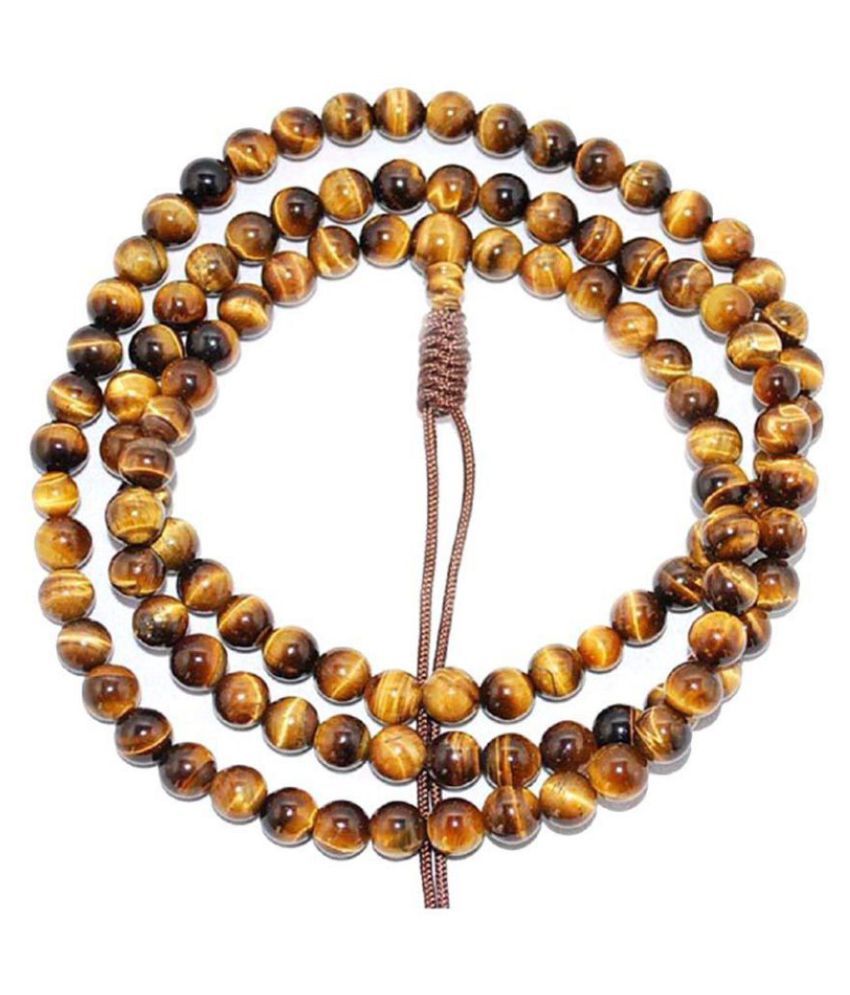     			odisha bazaar Tiger Eye Gemstone crystal Japa Mala