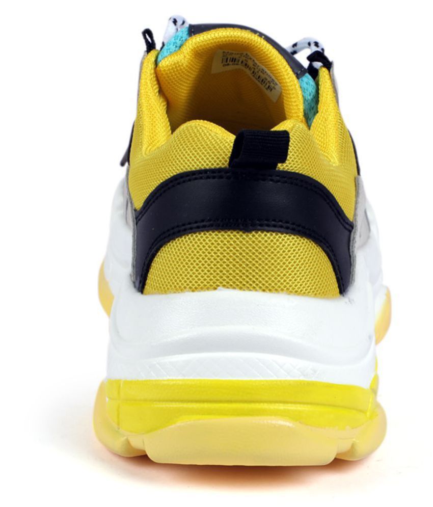 Mr.SHOES 18262 TRIPLE S UNISEX SNEAKERS BROWN/YELLOW/GREEN Running