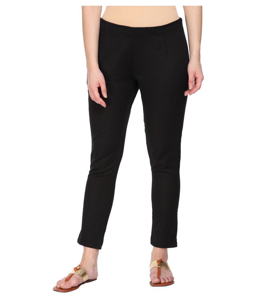 Buy Alena Linen Cigarette Pants Online at Best Prices in India - Snapdeal
