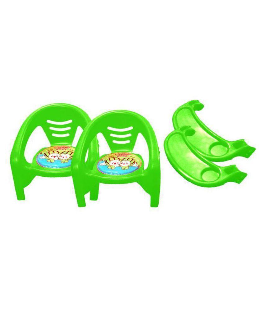 chair with detachable food tray
