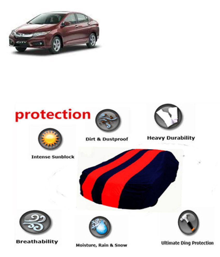 QualityBeast Car Body Cover for Honda City 201416 Red Blue Buy