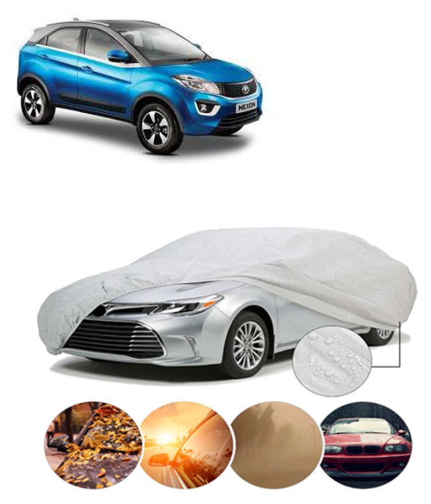 QualityBeast Car Body Cover for Tata Nexon Silver Buy QualityBeast Car
