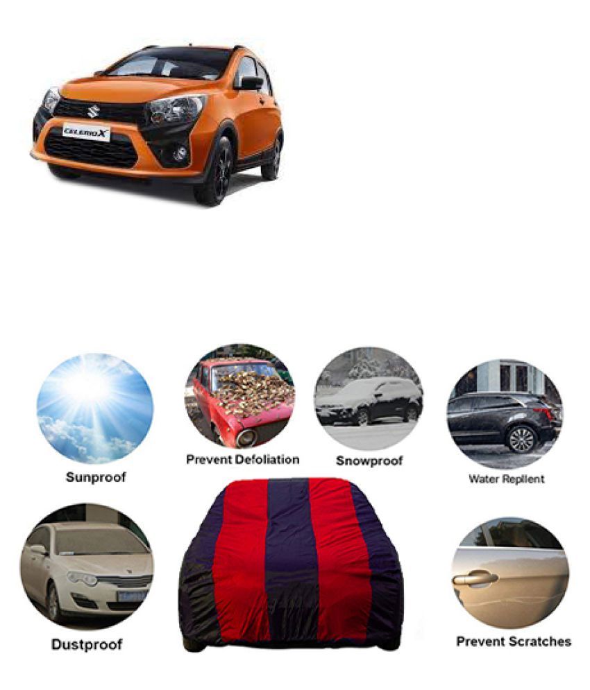 QualityBeast Car Body Cover for Maruti Suzuki Celerio X Red Blue Buy
