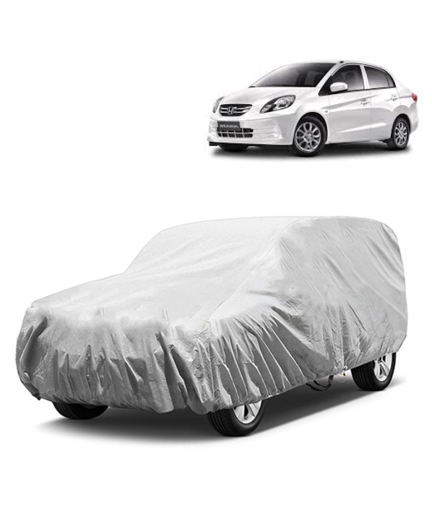 QualityBeast Car Body Cover for Honda Amaze [2014-2015] Silver: Buy
