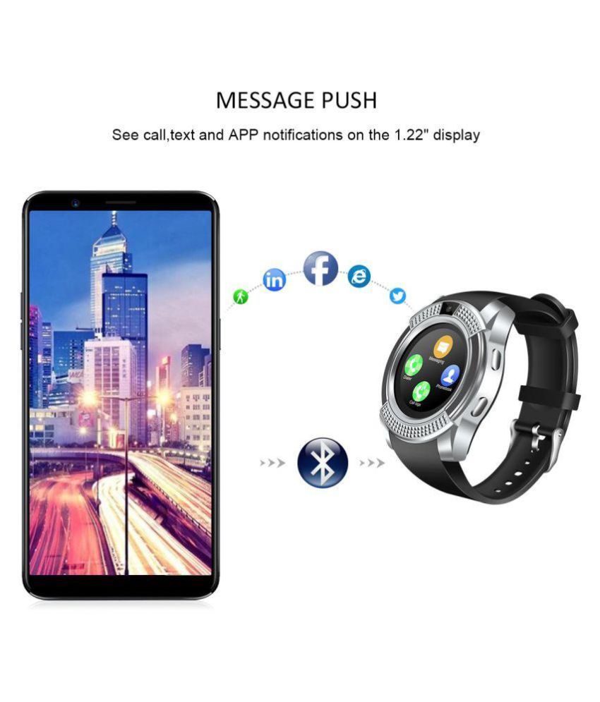 Life Like V8 Smart Watches compatible with apple iphone ...