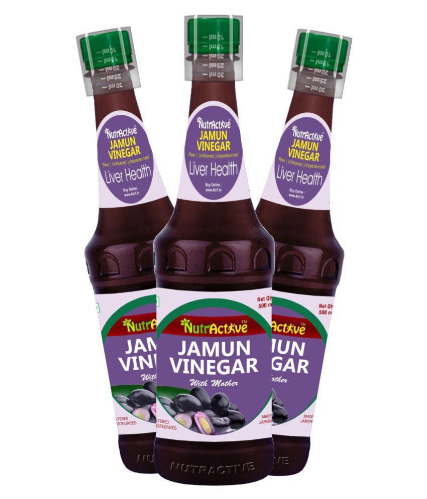 NutrActive Jamun Cider Vinegar 1500 ml Buy NutrActive Jamun Cider