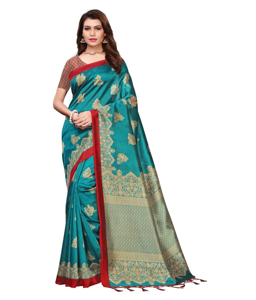 Indira Green Mysore Silk Saree - Buy Indira Green Mysore Silk Saree ...