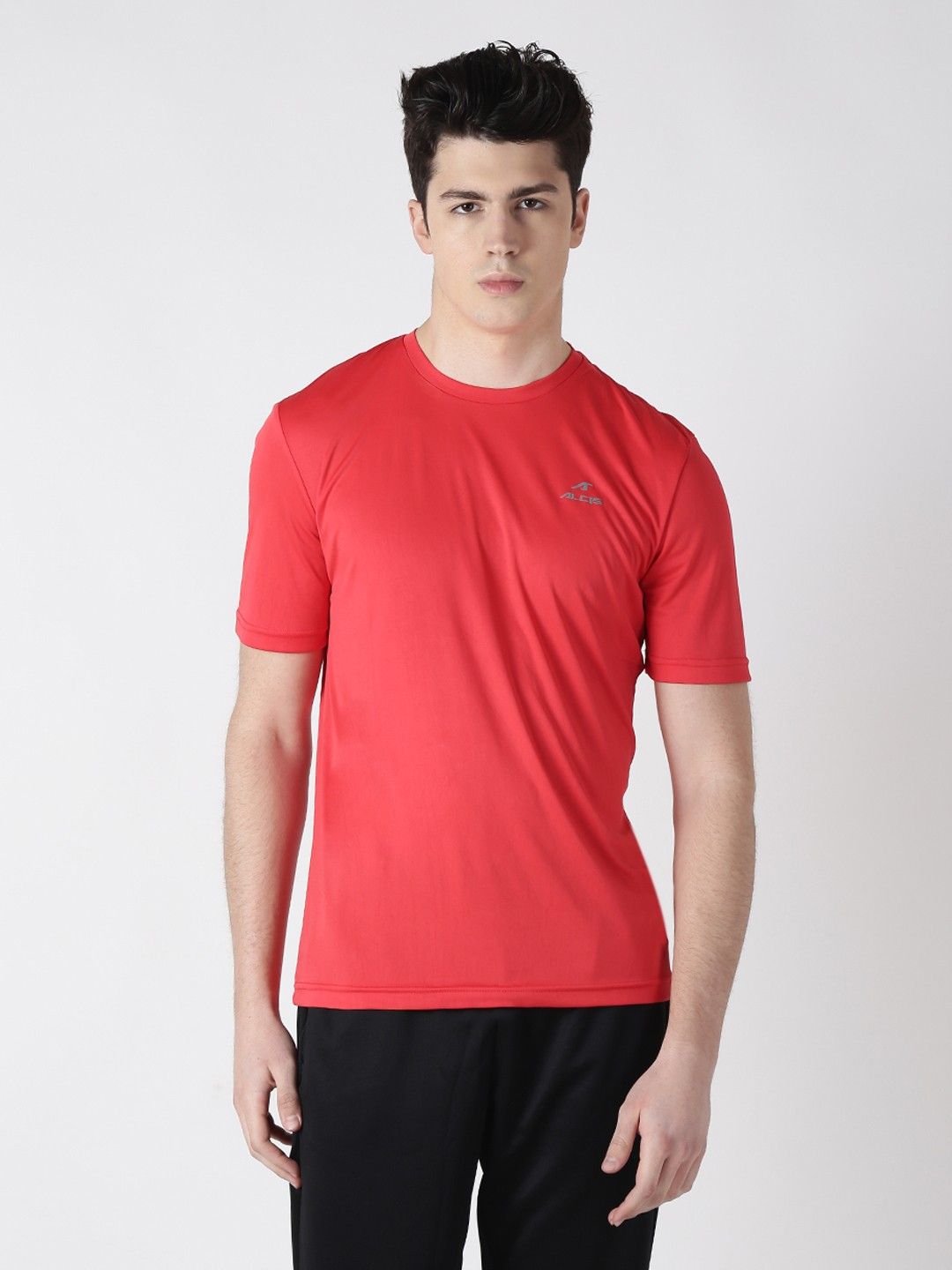     			Alcis Red Polyester T-Shirt Single Pack