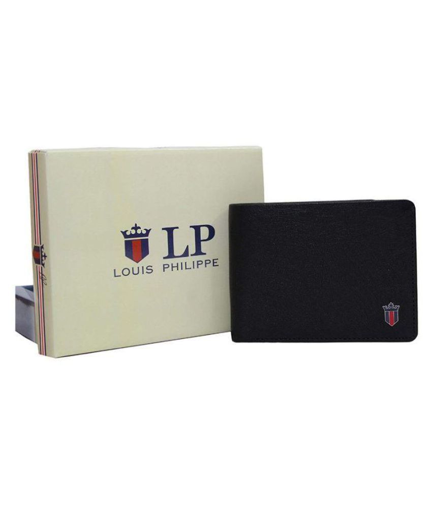 Louis Philippe Leather Black Fashion Regular Wallet: Buy Online at Low Price in India - Snapdeal