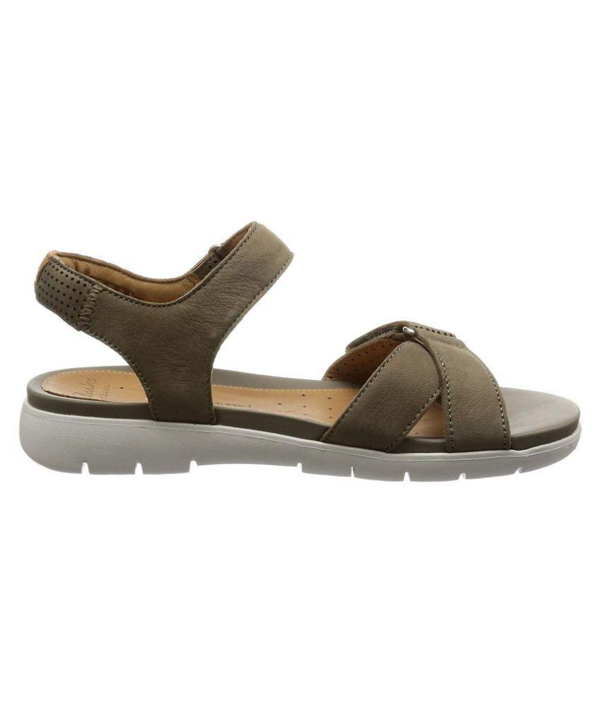 womens gray leather sandals