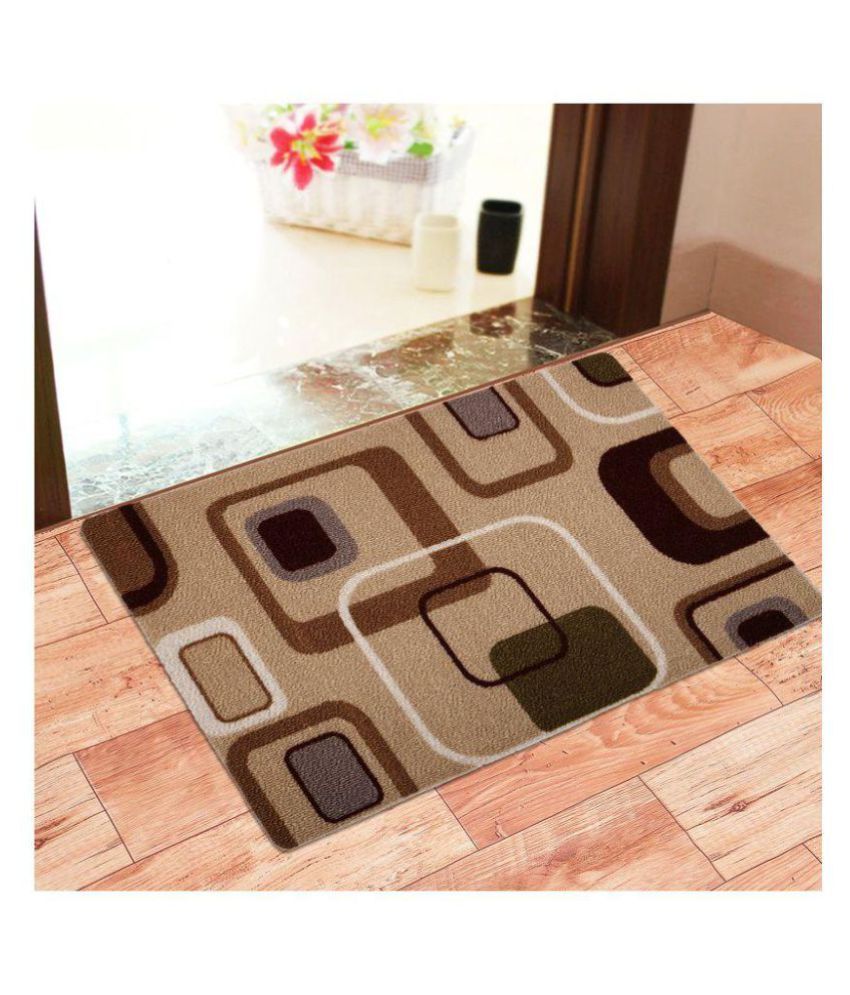     			E-Retailer Brown Single Regular Outdoor Mat