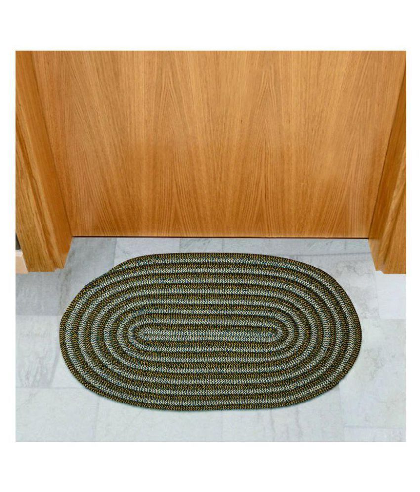     			E-Retailer Green Single Regular Outdoor Mat