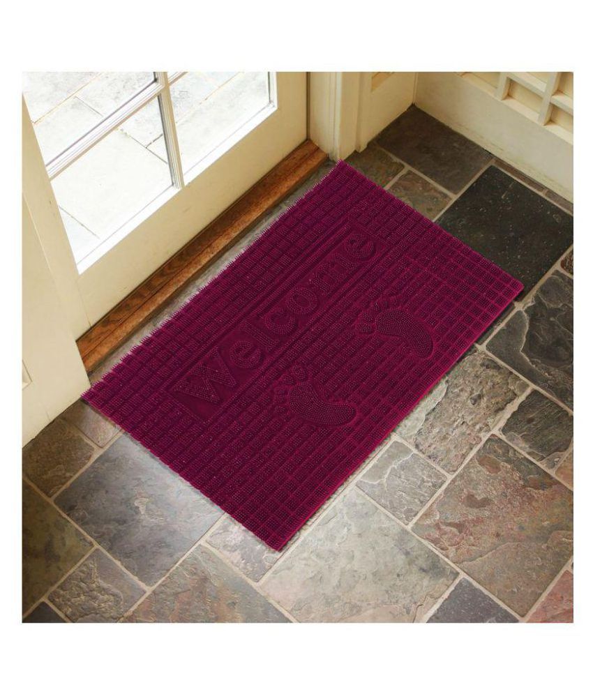     			E-Retailer Purple Single Regular Outdoor Mat