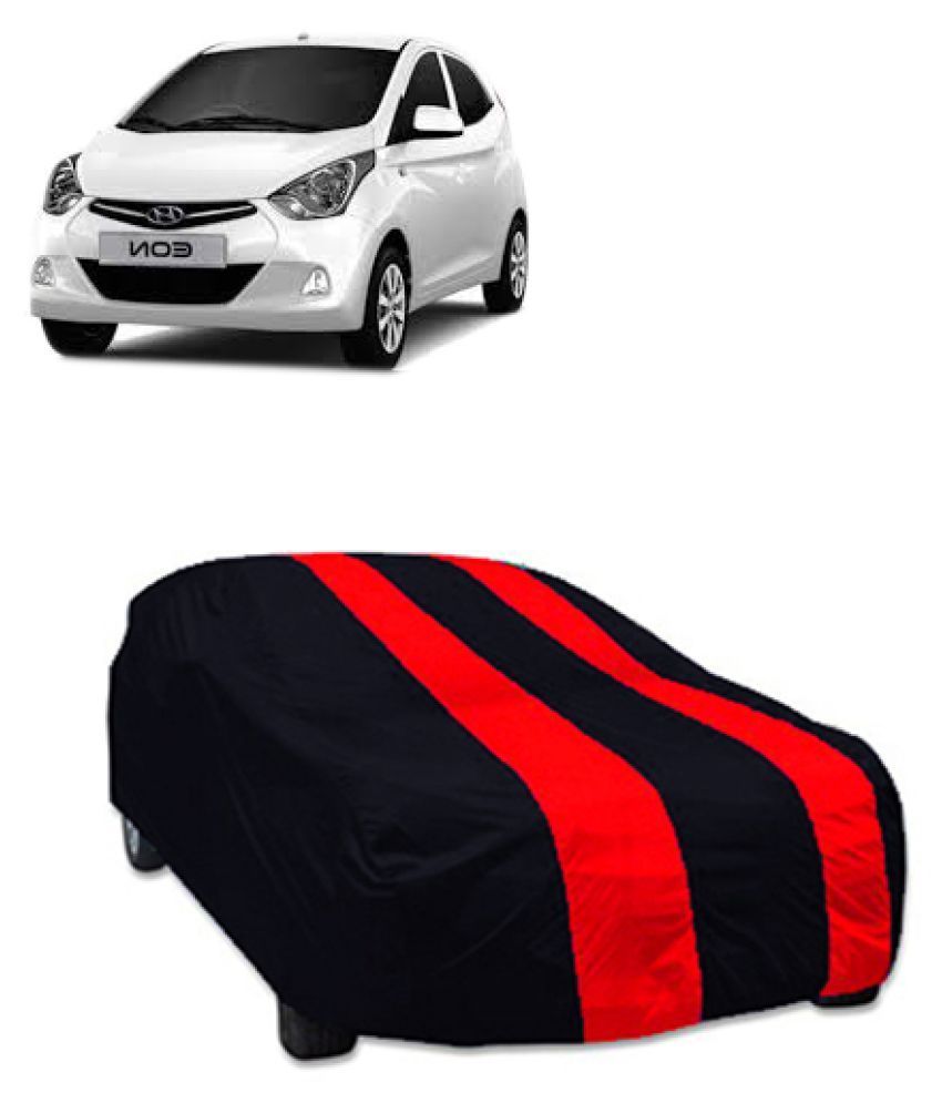 QualityBeast Car Body Cover for Hyundai Eon Facelift Red Black Buy