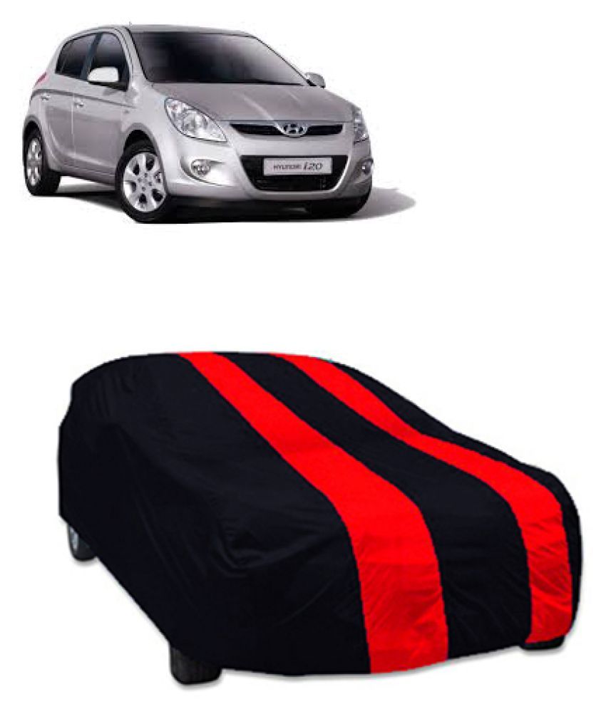 QualityBeast Car Body Cover for Hyundai i20 [20082010] Red Black Buy