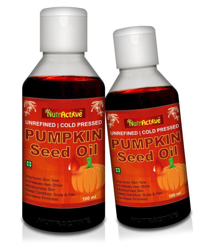 NutrActive Pumpkin seed oil hair oil 200 ml Pack of 2