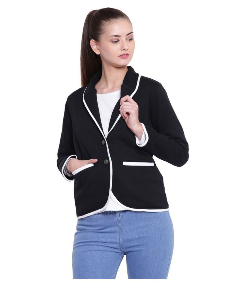 Buy Texco Fleece Black Blazers Online at Best Prices in India - Snapdeal