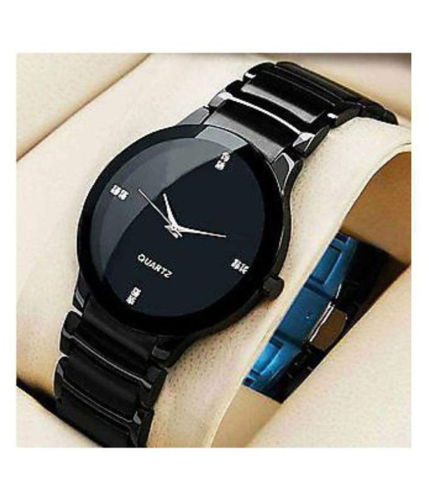 black metal watches for mens india