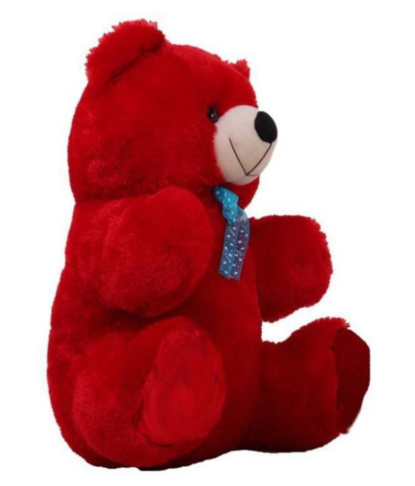 teddy bear 3 feet red colour