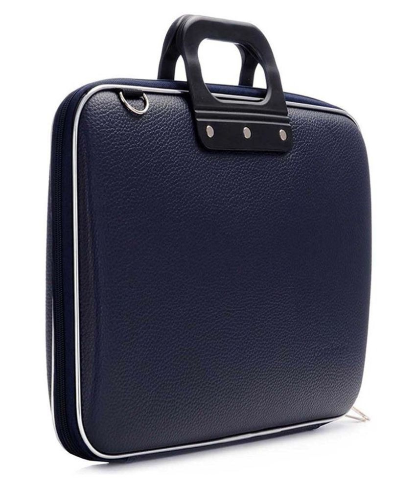 navy blue briefcase