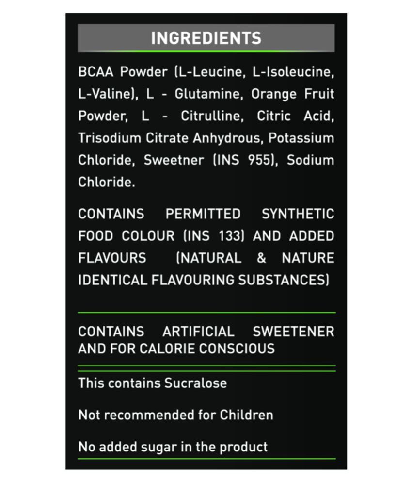 MuscleBlaze BCAA Pro, Intra Workout, 7g Vegan BCAAs, 2.50 g Glutamine