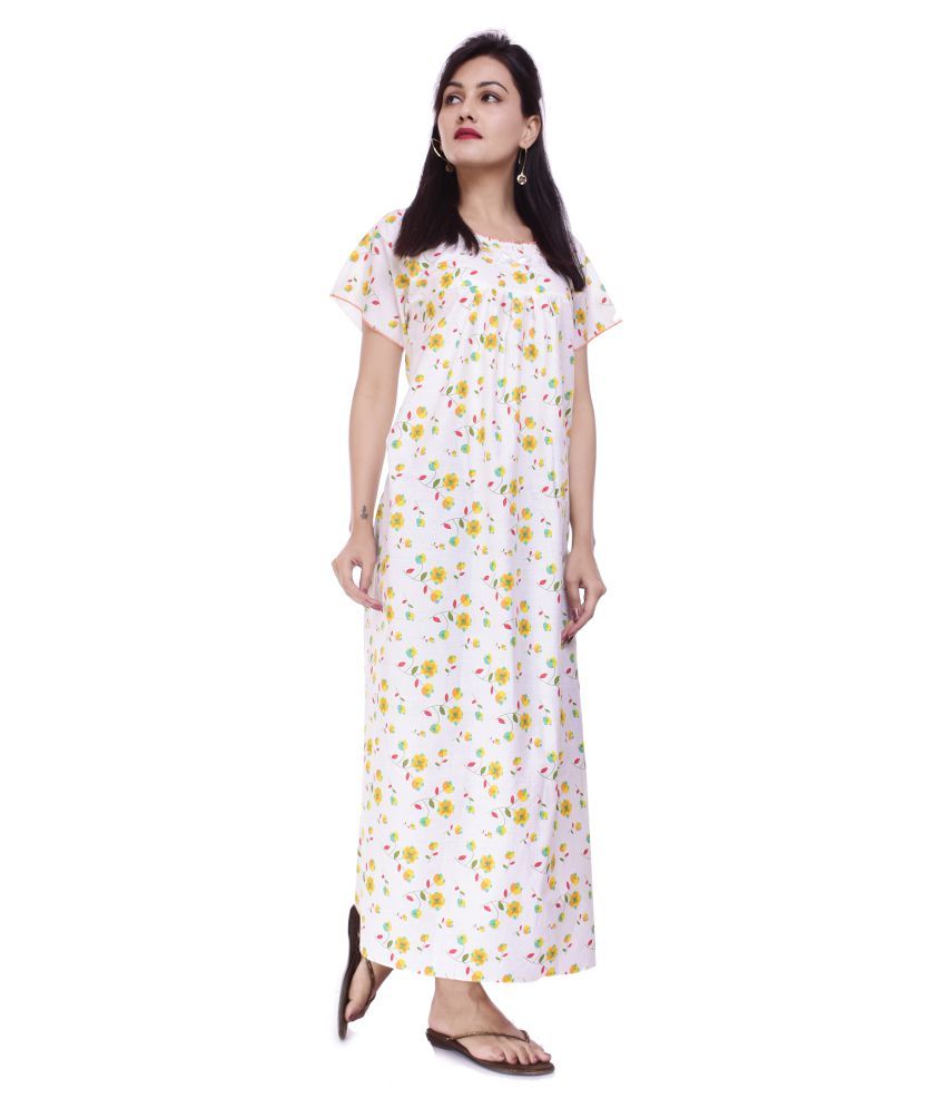 indian cotton night gowns