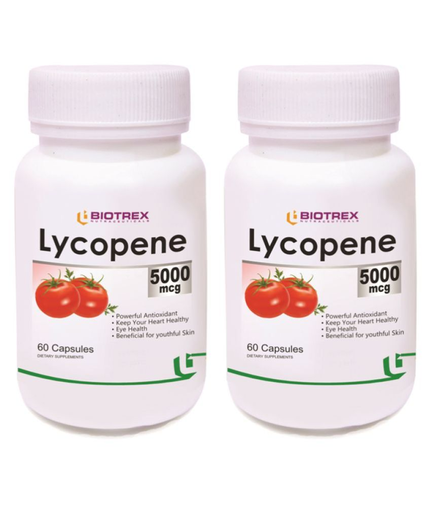 Biotrex Lycopene with Multivitamins 60 Capsule 5000 mg Pack of 2 Buy