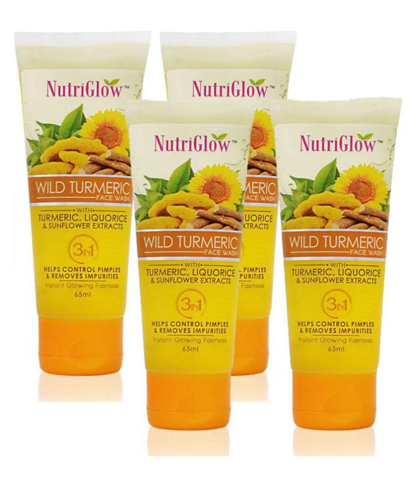 Nutriglow Face Wash 65 Ml Pack Of 4 Buy Nutriglow Face Wash 65 Ml Pack