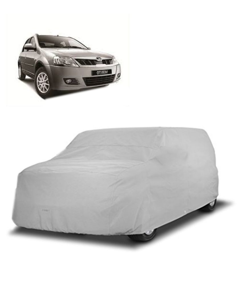 QualityBeast Car Body Cover for Mahindra Verito [2012-2013] Silver: Buy