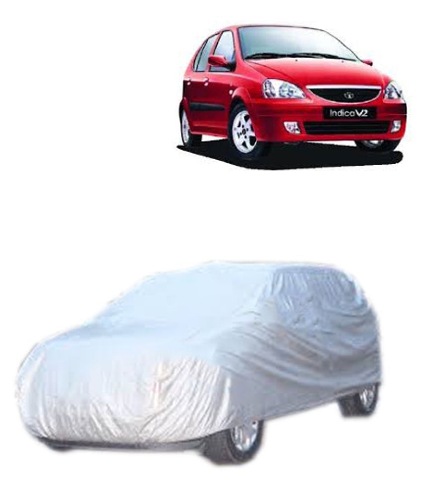 QualityBeast Car Body Cover for Tata Indica V2 [20112015] Silver Buy QualityBeast Car Body