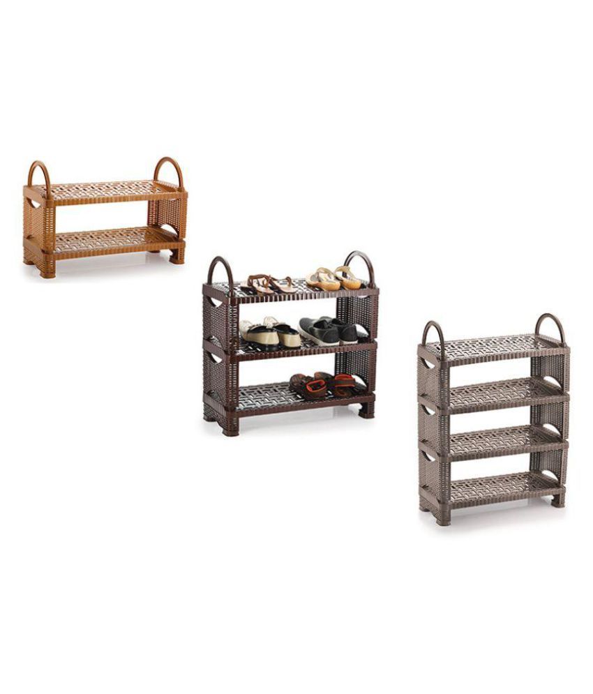 Samaaya Designer Plastic 3 Tier Shoe Rack Collapse Able Single Unit Buy Samaaya Designer Plastic 3 Tier Shoe Rack Collapse Able Single Unit Online At Best Prices In India On Snapdeal